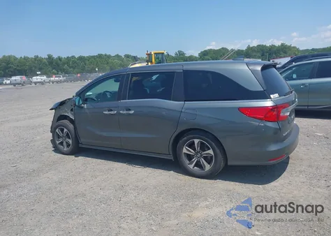 2018 Honda Odyssey Touring from USA, damaged, VIN 5FNRL6H84JB053170